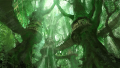 A lot of Felari settlements are hung in the trees.