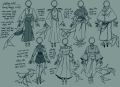 Concepts for Nythera clothing. Art by Dani @duckitape