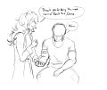 Dr. Sherazi gets a blood sample from Caine (Credit: Jay)