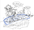 Siel gets the panini press (Credit: Skyplum)